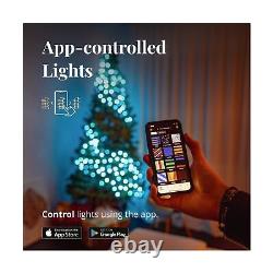 Twinkly Strings App Controlled 105 Feet Smart Christmas Lights with 400 RGB L