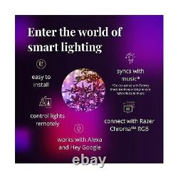 Twinkly Strings App Controlled 105 Feet Smart Christmas Lights with 400 RGB L