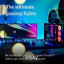 Twinkly Strings App-Controlled 250 RGB+W LED Indoor Outdoor Lighting Decoration