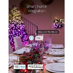 Twinkly Strings App-Controlled Smart LED Christmas Lights 400 Multicolor (4Pack)