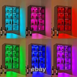 Under Cabinet LED Lights Kit. RGB Color Changing & Super Bright White Lighting