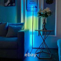 VINCITALL Modern LED Floor Lamp with Color Change RGB LED, Touch Remote Control