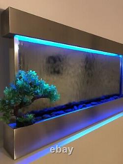 WALL HANGING WATERFALL 47 Wide X 24 Tall Color changing Lights, Remote Ctrl