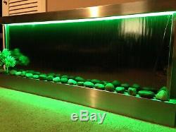WALL HANGING WATERFALL 60 Wide x 26 Tall Color changing Lights, Remote Ctrl
