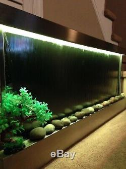 WALL HANGING WATERFALL 60 Wide x 26 Tall Color changing Lights, Remote Ctrl