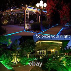 WYZworks LED Rope Lights, 150 ft SMD 5050 Water-Resistant Color Changing Strip &