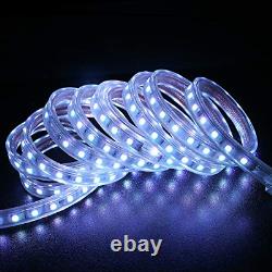 WYZworks LED Rope Lights, 150 ft SMD 5050 Water-Resistant Color Changing Strip &