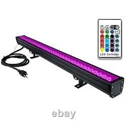 Wall Washer LED Lights, 108W RGBW Color Changing LED Strip Lights 40 Black