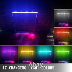 Waterfall Spillway Color Changing LED Lighted Spillway36.2 Pool Fountain Garden
