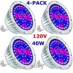Waterproof 120V LED Pool Light Bulb for Inground Swimming Pool, Color Changing