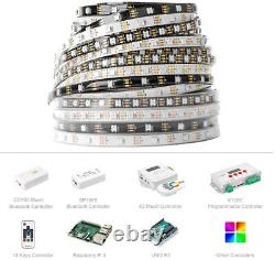 Wholesale WS2812B 5V 5050 RGB LED Strip 1-20M 60-1200 Led Individual Addressable