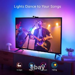 WiFi TV LED Backlights Camera Strip Lighting App Control Music Sync Adapter Kit