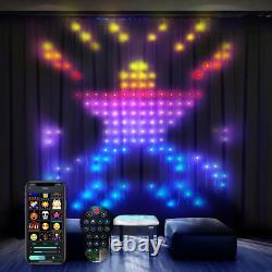 Window Curtain String Lights Color Changing Fairy Lights Smart App-Controlled LE