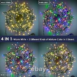 XUNXMAS Outdoor Christmas Lights 800 LED 272FT Color Changing Christmas Tree Lig