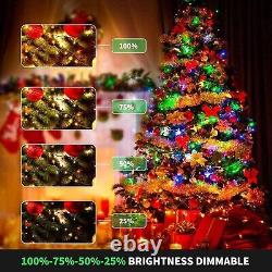 XUNXMAS Outdoor Christmas Lights 800 LED 272FT Color Changing Christmas Tree Lig