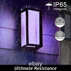 Zigbee 1400Lm Smart Outdoor Wall Lights, RGB Color Changing and Cool to Warm Whi